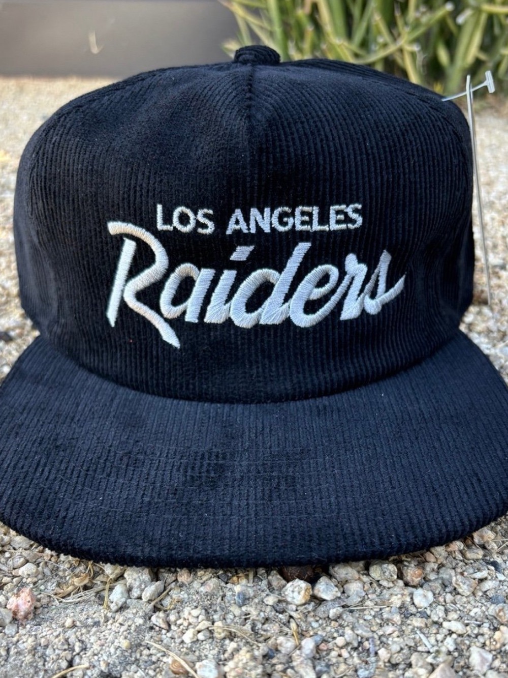 New Embroidered Los Angeles Raiders Corduroy SnapBack